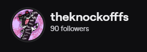 theknockofffs's tweet photo. We're 10 followers away from 100 on Twitch! We're excited for what's to come! Once again, and as always, we love you all for your support!!💞💞 https://t.co/Jd7beTyhVd
