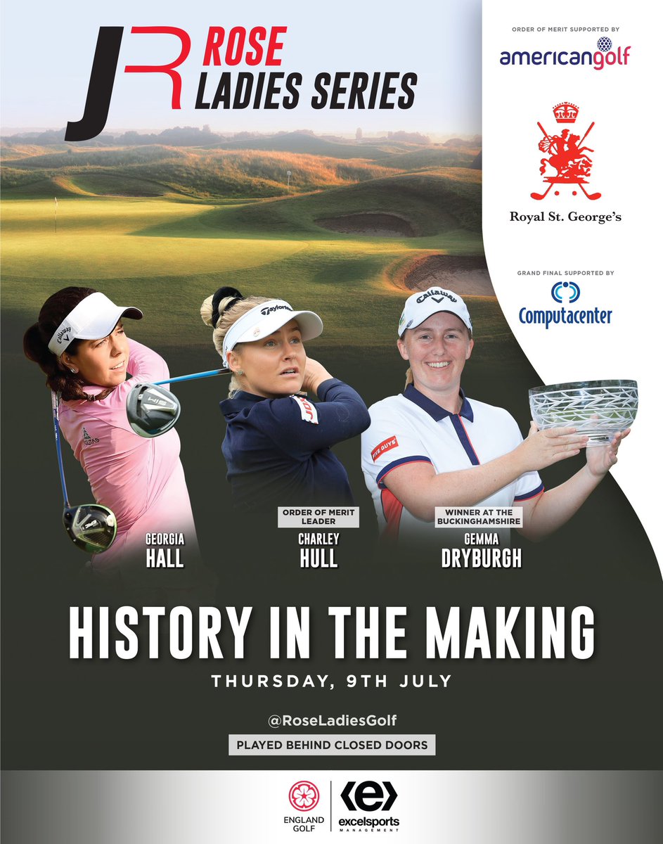 Honestly didn’t think when we started this <a href="/RoseLadiesGolf/">Rose Ladies Golf</a> a few weeks ago, we’d break history and take a ladies professional tournament to @RoyalStGeorges1 Amazing what can be done....

<a href="/JustinRose99/">Justin ROSE</a> <a href="/kate_rose99/">Kate Rose</a> <a href="/excelsm/">excel sports</a> @americangolf_UK @ComputacenterUK <a href="/EnglandGolf/">England Golf</a>