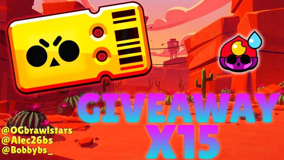 X15 BRAWL PASS GIVEAWAY
15 winners of $10 (itunes, google play, or paypal)

To enter:
-Follow <a href="/Alec26bs/">Alec26</a> @OGbrawlstars <a href="/bobbyBS_/">bobby</a>
-Retweet this tweet
-Tag two friends

5 winners on each tweet of mine and my teammates’
Winners picked July 13th