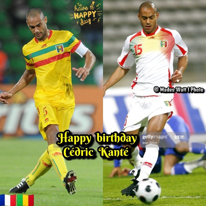MadesWatt's tweet photo. #HABIDAY TO CÉDRIC 🇫🇷 🇲🇱
Joyeux anniversaire 🎁🎂à l'ancien capitaine des Aigles du Mali : Cédric Kanté, le natif de Strasbourg souffle ses bougies aujourd'hui. Il a marqué 1 but en 43 sélections (2001/2013)
Bon 4⃣1⃣e anniversaire à lui #Mali.
#TEAM223VJR 🇲 🏆 🇱🦅 https://t.co/n6EVYMeXxT