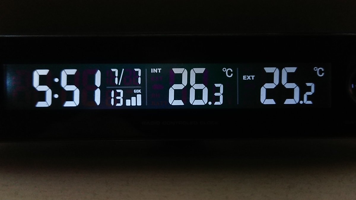lunatic_tonbi's tweet photo. おはようございます(-_ゞ
#イマソラ #goodmorning #cloudy #rainsoon #humid #daybreak #dawn #thermometer #hygrometer #xperia #xperiaxzs #so03j
https://t.co/FbY2gdYprB https://t.co/Z10WPevNIr