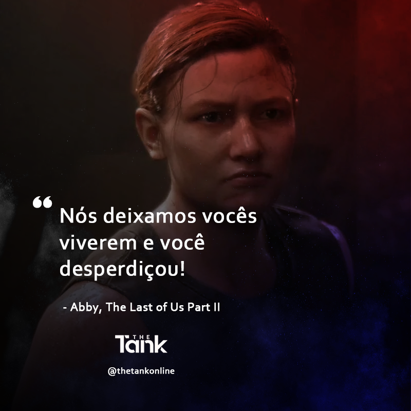 Thetankonline's tweet photo. The Last of Us Part 2... Quem já jogou? 

Amamos essa obra prima!

#thetank #sougamer #gamers #gamer #gaming #jogos #playstation #xbox #ps4 #xboxone #xbox1 #nerd #geek #instagame #gamerbrasil #ps5 #thelastofus #thelastofus2 #thelastofuspart2 https://t.co/0lK2gYeRww