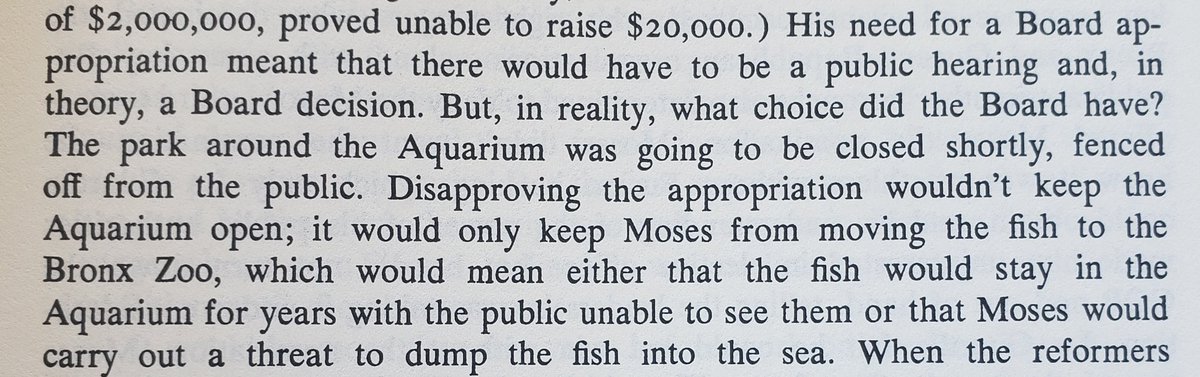 Of course he threatened to dump the fish into the sea. Of course he did.