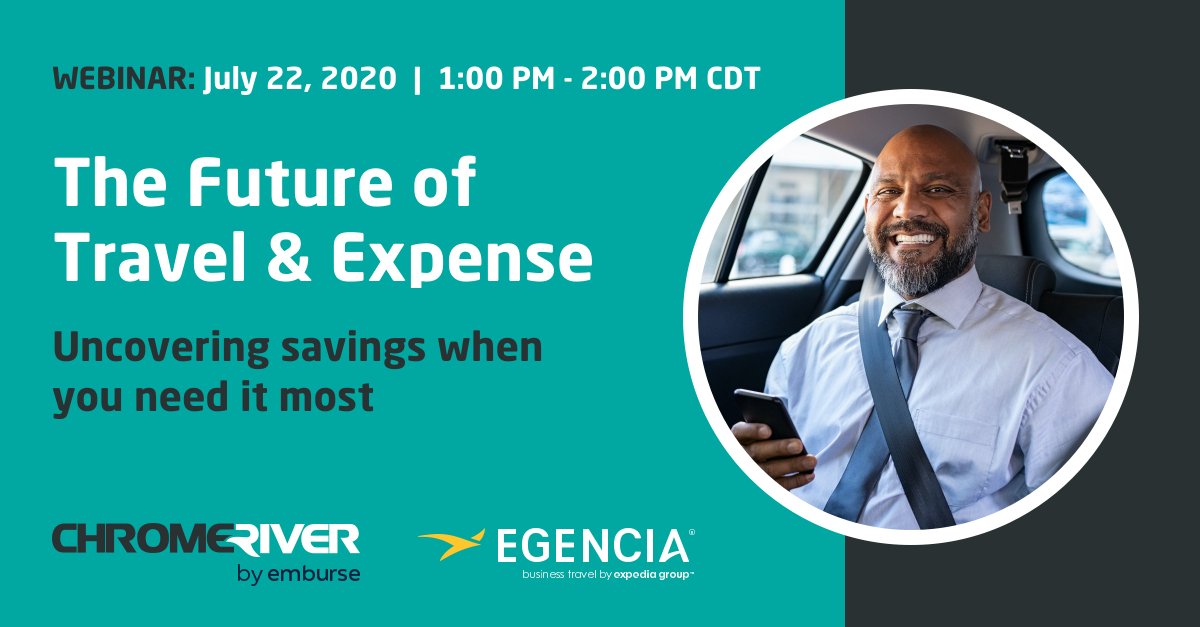 chromeriver's tweet photo. Business travel is slowly making a comeback. Is your company prepared? We're partnering with @Egencia to show you how we can help boost savings and employee safety when business travel resumes. Save your seat: https://t.co/Z1ZfaGSj70 https://t.co/X7BE3x56l2