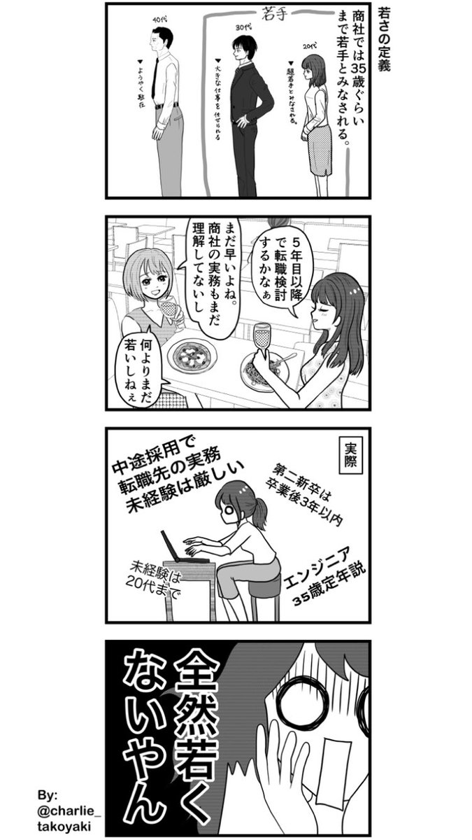 ちゃりたこ 商社 エンジニアの漫画家 Charlietakoyaki Twitter