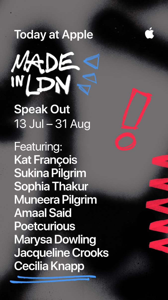 HounslowAYouth's tweet photo. An exciting opportunity to take part in creative workshops with some amazing talent! Open to young women aged 14-25! In collaboration with #Apple Email Bijal.Karavadra@hayonline.org to take part.
@lluidas @MayorOfLondon @phf_uk @yourheathrow #madeinLDN #TodayAtApple @Luidas https://t.co/0Wn04BK45V