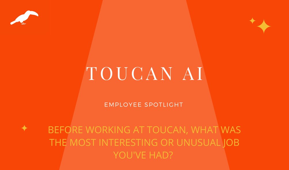 ToucanAI's tweet photo. Toucan AI is excited to be premiering our Employee Spotlight series! We will be interviewing our employees to get a sense of who they are, where they’re from, what makes them unique, and why they chose to join Toucan AI. 

#shopify #ecommerce #business https://t.co/x1krmtXzqC