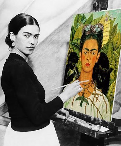 Viviana_Franco's tweet photo. Feliz cumpleaños to this international treasure, this intergalactic Queen. #FridaKahlo #fridaforever https://t.co/t0LmKeOSgq