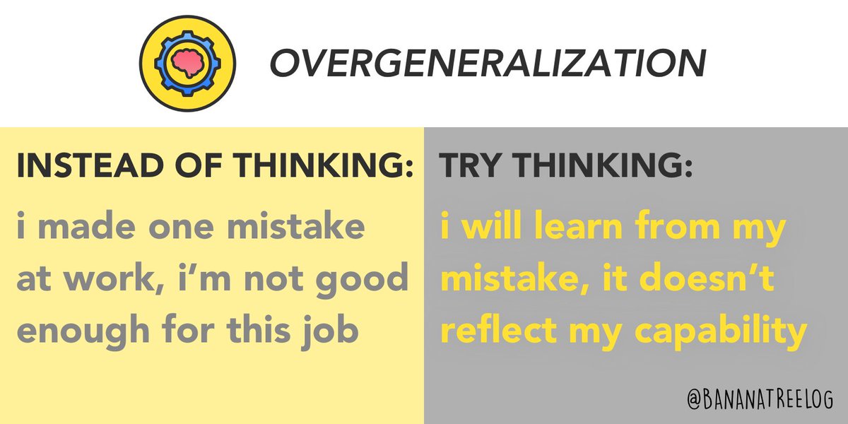 Overgeneralization Overgeneralization