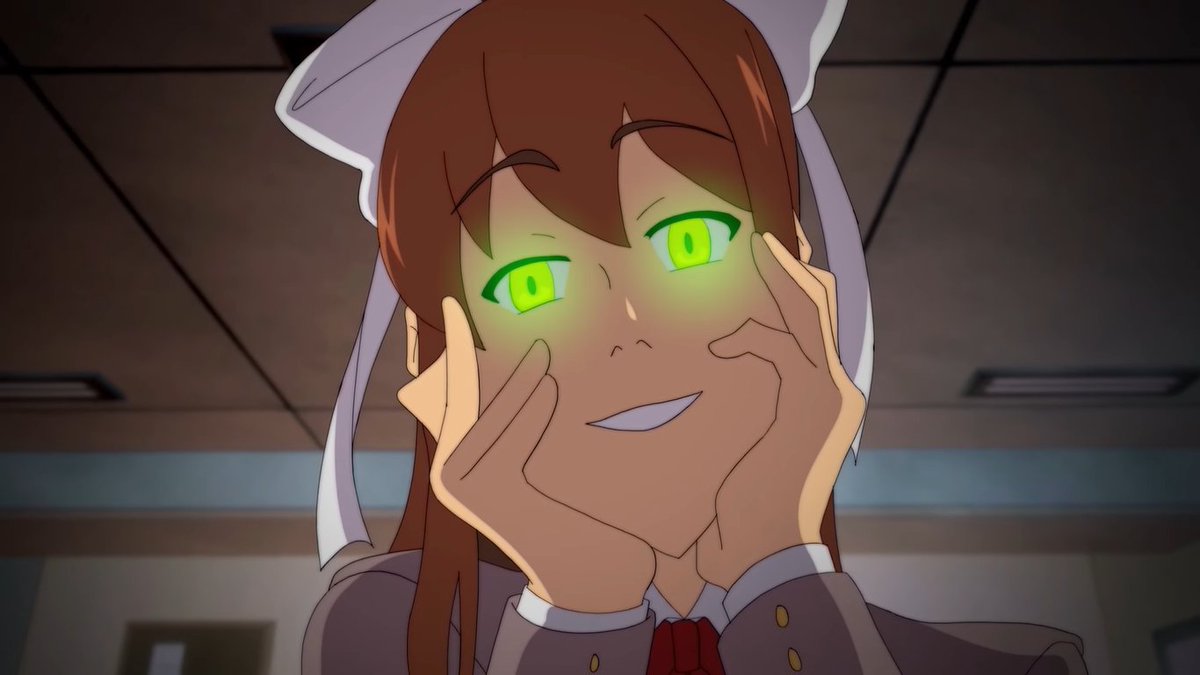 how long does monika stare at you how long does monika stare at you