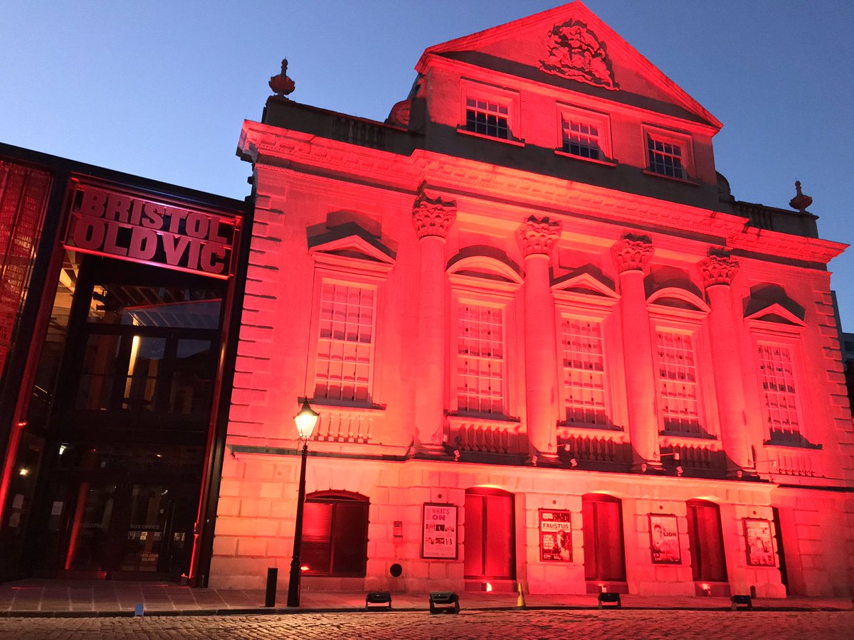 We’re proud to have lit the <a href="/BristolOldVic/">Bristol Old Vic</a> red to Mark the #LightItInRed campaign. We must protect the people and the places to keep the entertainment &amp; events industry alive! #WeMakeEvents #Bristol