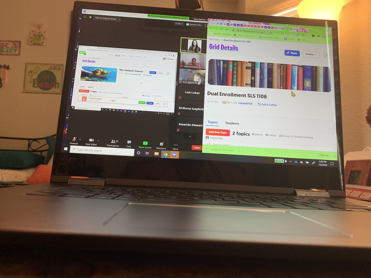 JazClarke's tweet image. Attending the “Amplifying Student Voice w/ Flipgrid” Webinar #DigitalTeachingAndLearning #eLearning