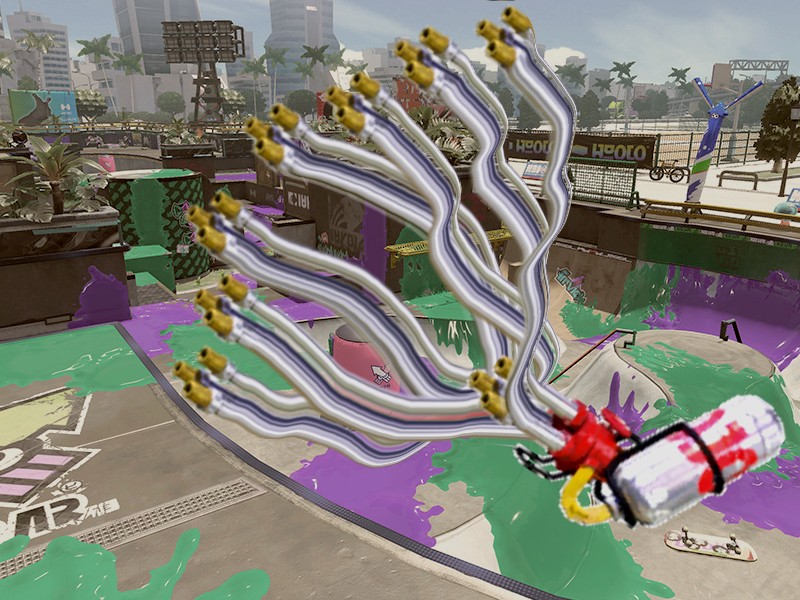 PopNEight's tweet photo. I present to you:

The Hydra splatling's truest form.

The Hydra Hydra https://t.co/lVQSJ3nkJH