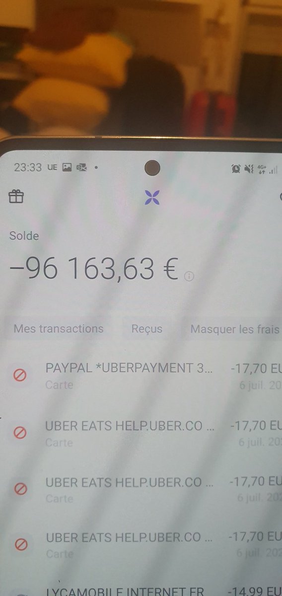 Seif16971929's tweet photo. @leosforzaIX J'ai failli avoir un infarctus merci #qonto le minimum c'est de prévenir vos clients un email ou  un SMS https://t.co/66RePS8Zne