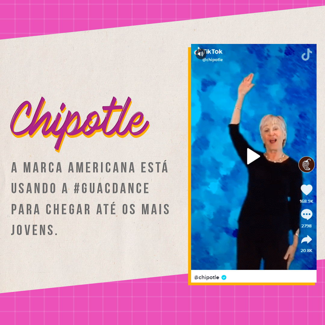 grupowebgui's tweet photo. Que o Tik Tok está conversando diretamente com a Geração Z, nós já sabemos! Confira agora uma seleção de marcas que estão usando essa plataforma para aumentar o seu alcance e ter um diálogo direto com os jovens. 
 
#Webgui #TikTok #GuacDance #Desincha #Guarana #Chipotle #Marcas https://t.co/IWlDp9ZTdS