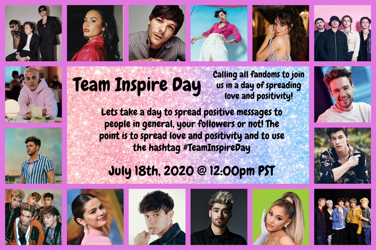teaminspire_e3_'s tweet photo. #TEAMINSPIREDAY on July 18th 💜💕 https://t.co/9pYjr8sfe5