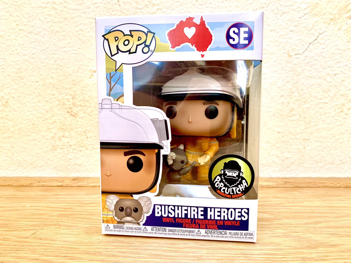 ❤️🇦🇺🚒🐨 Yay! The @popcultcha Bushfire Heroes Pop that I pre-ordered last February arrived today. #AustralianFires #bushfire #FunkoPop #BushfireHeroes