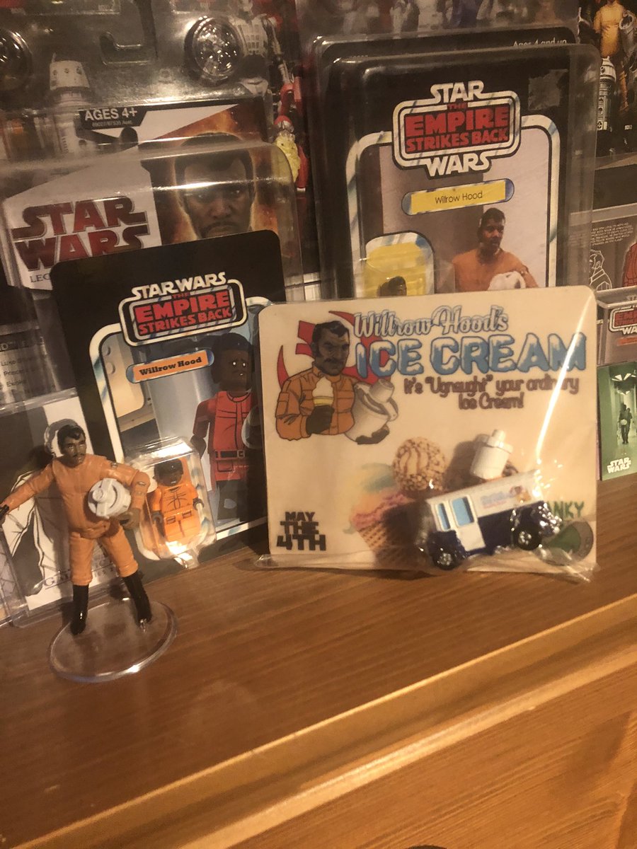 JediDefender's tweet photo. A new piece was added to the World’s Largest Willrow Hood Collection today #runnwillrowrun #icecreammakerguy #icmg @Willrow_ICMG https://t.co/F5VWVobaTf