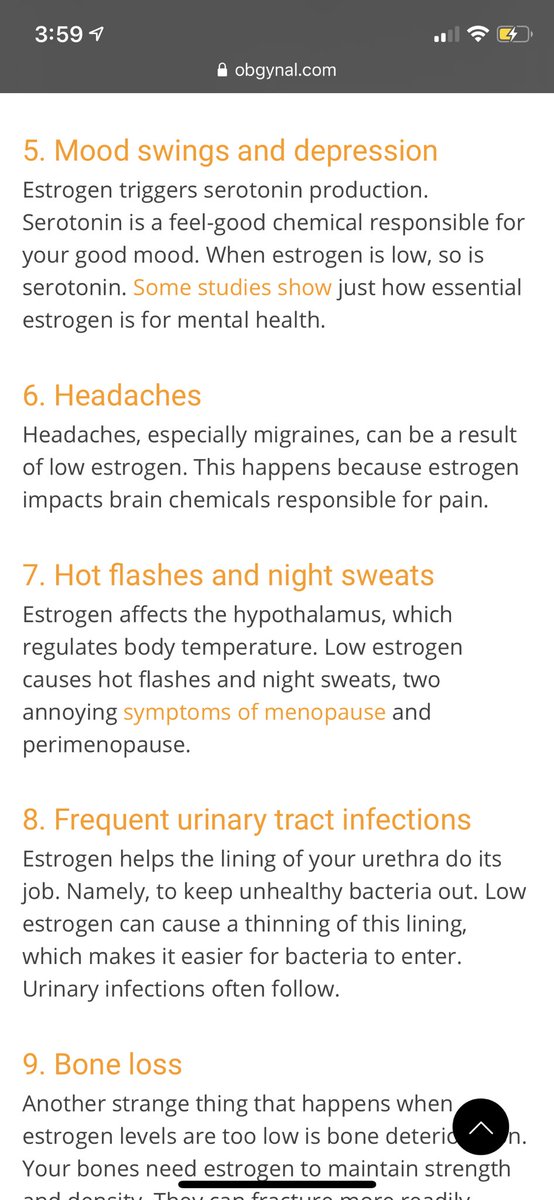 Here’s just some of the side effects of having low E