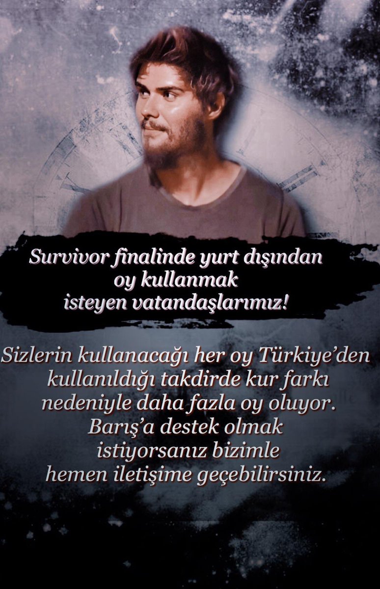 BMY_officialfc's tweet photo. Yurt dışından oy kullanmak isteyen vatandaşlarımız;

Sizlerin her bir oyu Türkiye’den kullanıldığı takdirde daha fazla oy oluyor. Eğer Barış için oy kullanmak isterseniz, bizimle hemen iletişime geçebilirsiniz.

#survivor2020 #bmyfc #BarışMuratYağcı https://t.co/VTnHOfWTHe