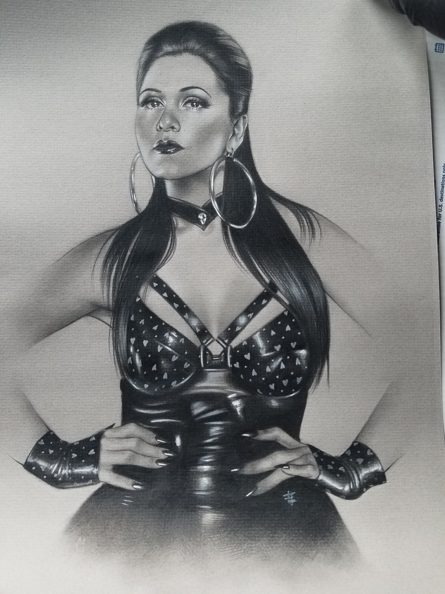 @AveryHornn I just received the stunning portrait my slave @Shytexas11 commissioned. This is so flattering and still looks just like me. I'll treasure this. 🖤 Thank you, thank you, thank you https://t.co/AsqdxNQd5t