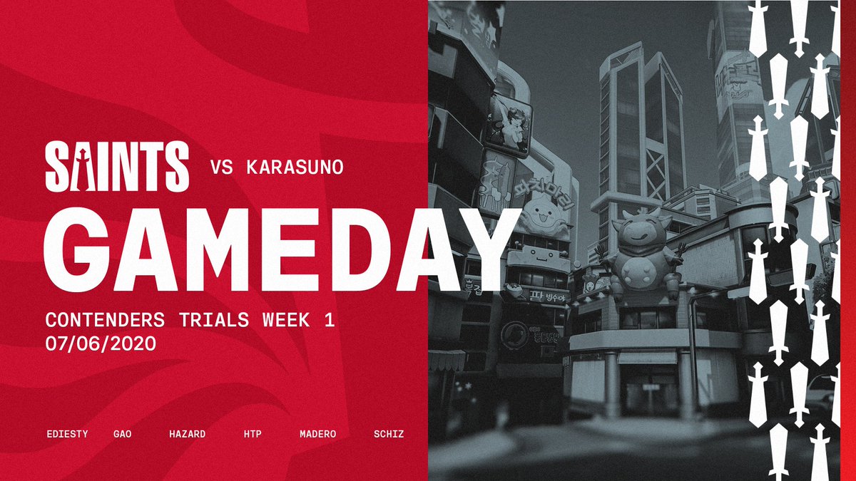 Saints_OW's tweet photo. The Saints are back for another season of Contenders! 🔥

Tonight we face off against Karasuno #SaintsWin https://t.co/XuR20Sprms
