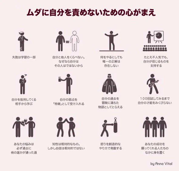 普段から意識していこう！”ムダに自分を責めないための心がまえ”！