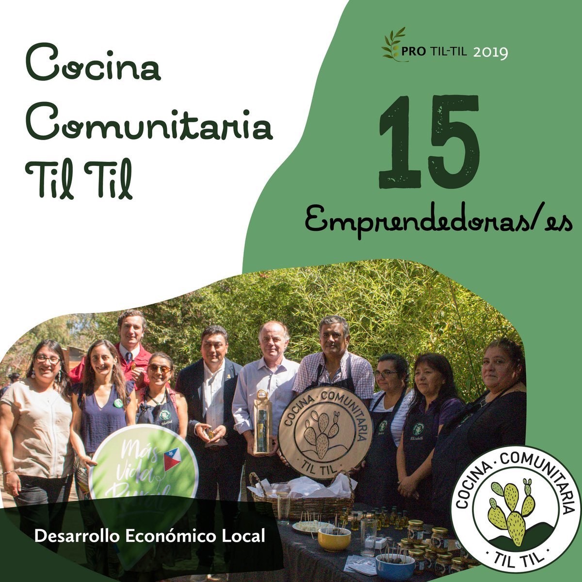 En diciembre inauguramos la Cocina Comunitaria Til Til, junto a <a href="/AngloAmericanCL/">Anglo American Chile</a> y la Municipalidad, para que productores locales pudieran contar con resolución sanitaria. Estamos cerrados por la pandemia, pero pronto esperamos re-abrir