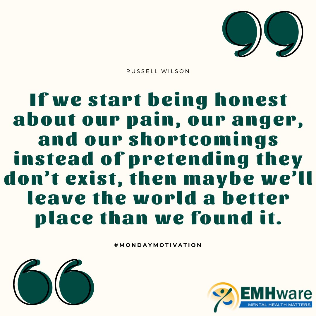 emhware's tweet photo. Let's be honest. Let's start talking.
#MondayMotivation #EMHware #MentalHealthMatters #LetsTalk
https://t.co/1vZKsjKug1 https://t.co/aICcZ55JZV
