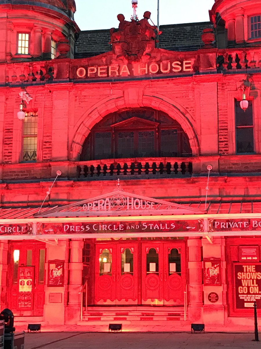 Where we should be on day four of ⁦<a href="/BuxtonFestival/">Buxton International Festival</a>⁩ #LightItInRed at Buxton Opera House