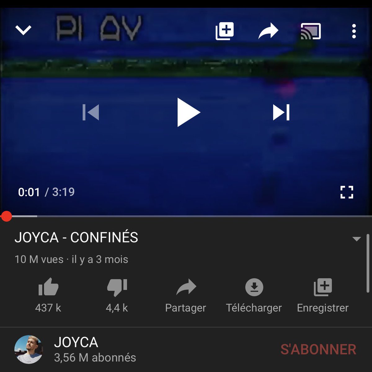 JoycaOff's tweet photo. 10 Millions de vues sur « Confinés » 😌
Merci 🙏🏻
https://t.co/XTw2i638ZZ https://t.co/4uoyt4y0Ry