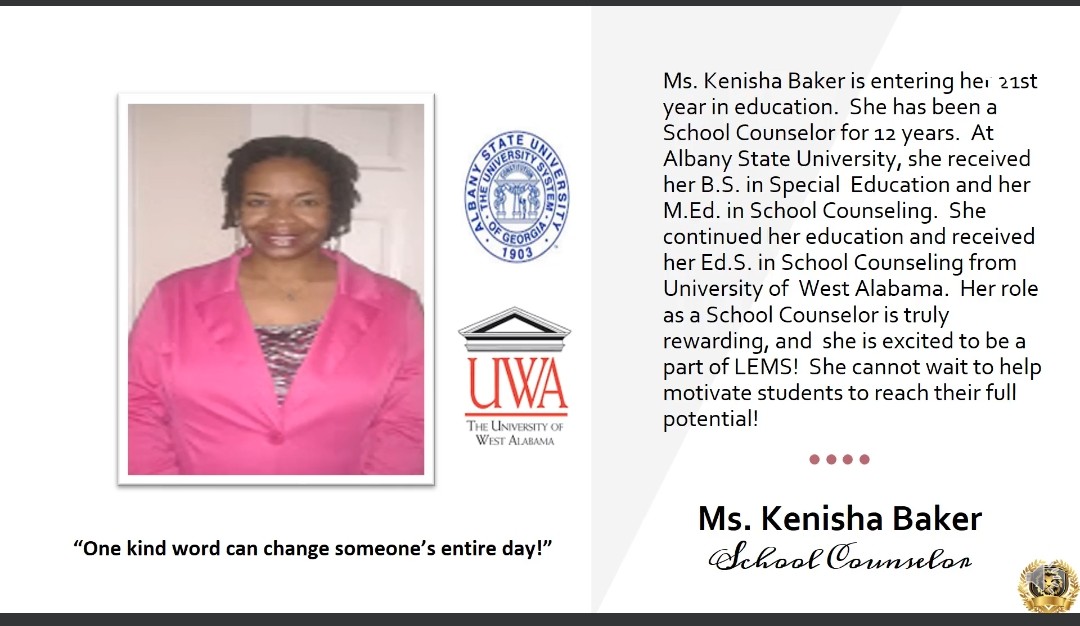 LEMScholars's tweet photo. Welcome to Lincoln @KenishaBaker7!!!!  #SchoolCounselor #CollectiveExcellence #TheBestIsYetToCome https://t.co/AezEjy3bu4