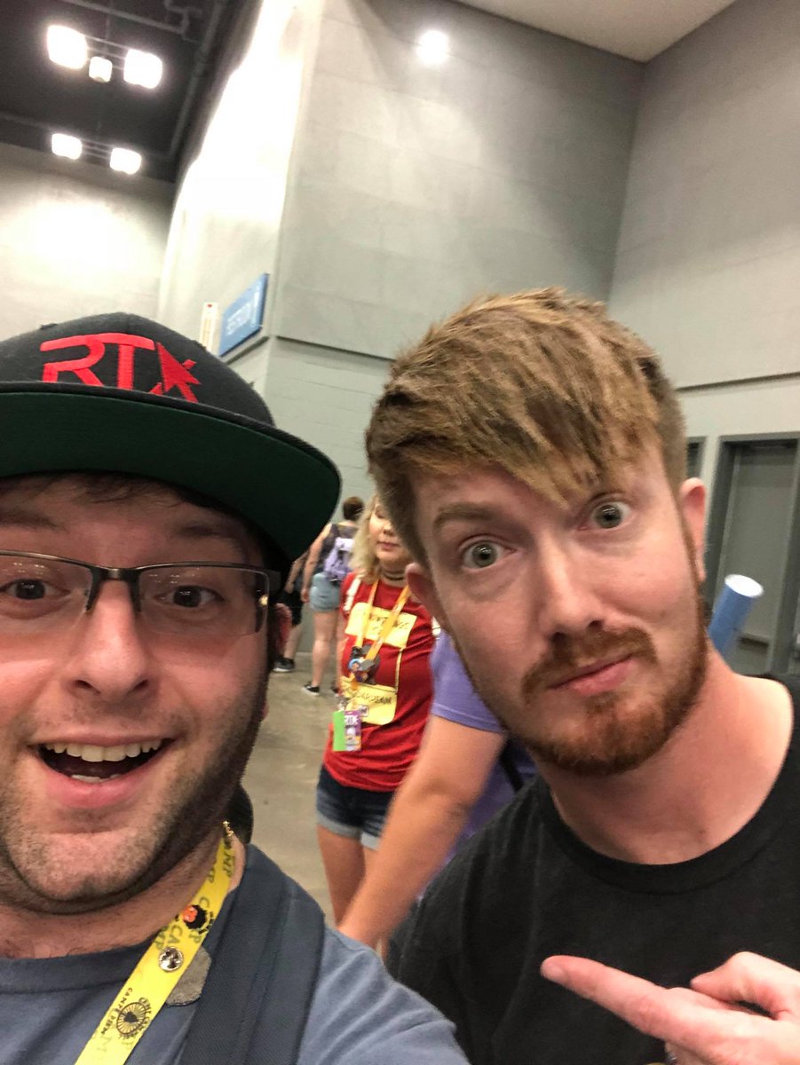 merchguysteve's tweet photo. #RTX2018 Post 2/?? feat. @_TrevorC, @IamTexasDR, @MarcusGrayDoor, and THE PRIVILEGE @ChadJamesRT! https://t.co/oF23YmNU1C