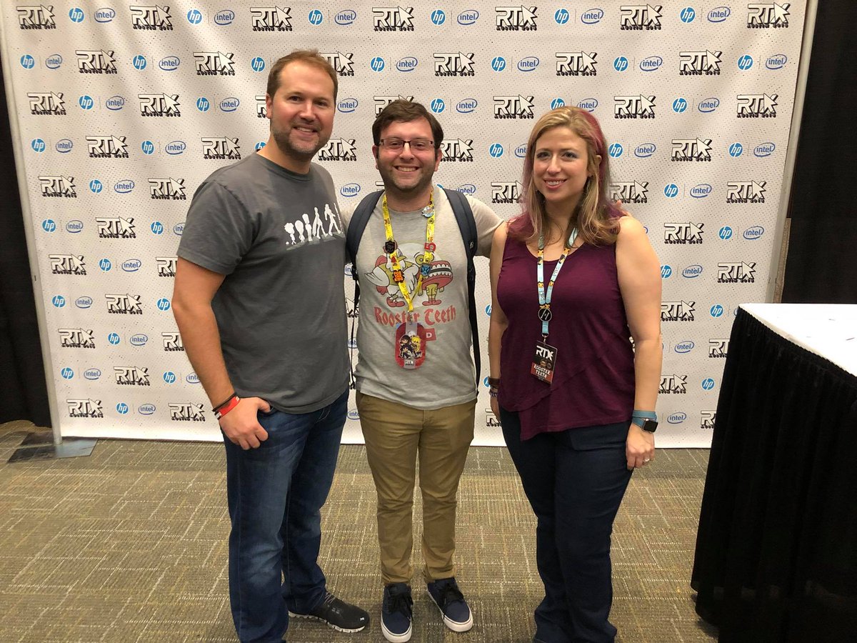 merchguysteve's tweet photo. #RTX2018 Post 3/?? feat. @MattHullum, @ahullum, @jonsmiff, @MattsEditBay, @Omarcito, @hohnjolland, @ezracooper, @JordanCwierz and the return of @margaretominey! https://t.co/b3kOBDEcaB