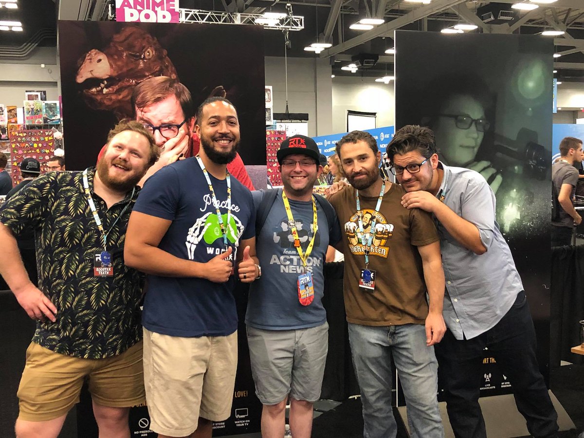 merchguysteve's tweet photo. #RTX2018 Post 3/?? feat. @MattHullum, @ahullum, @jonsmiff, @MattsEditBay, @Omarcito, @hohnjolland, @ezracooper, @JordanCwierz and the return of @margaretominey! https://t.co/b3kOBDEcaB