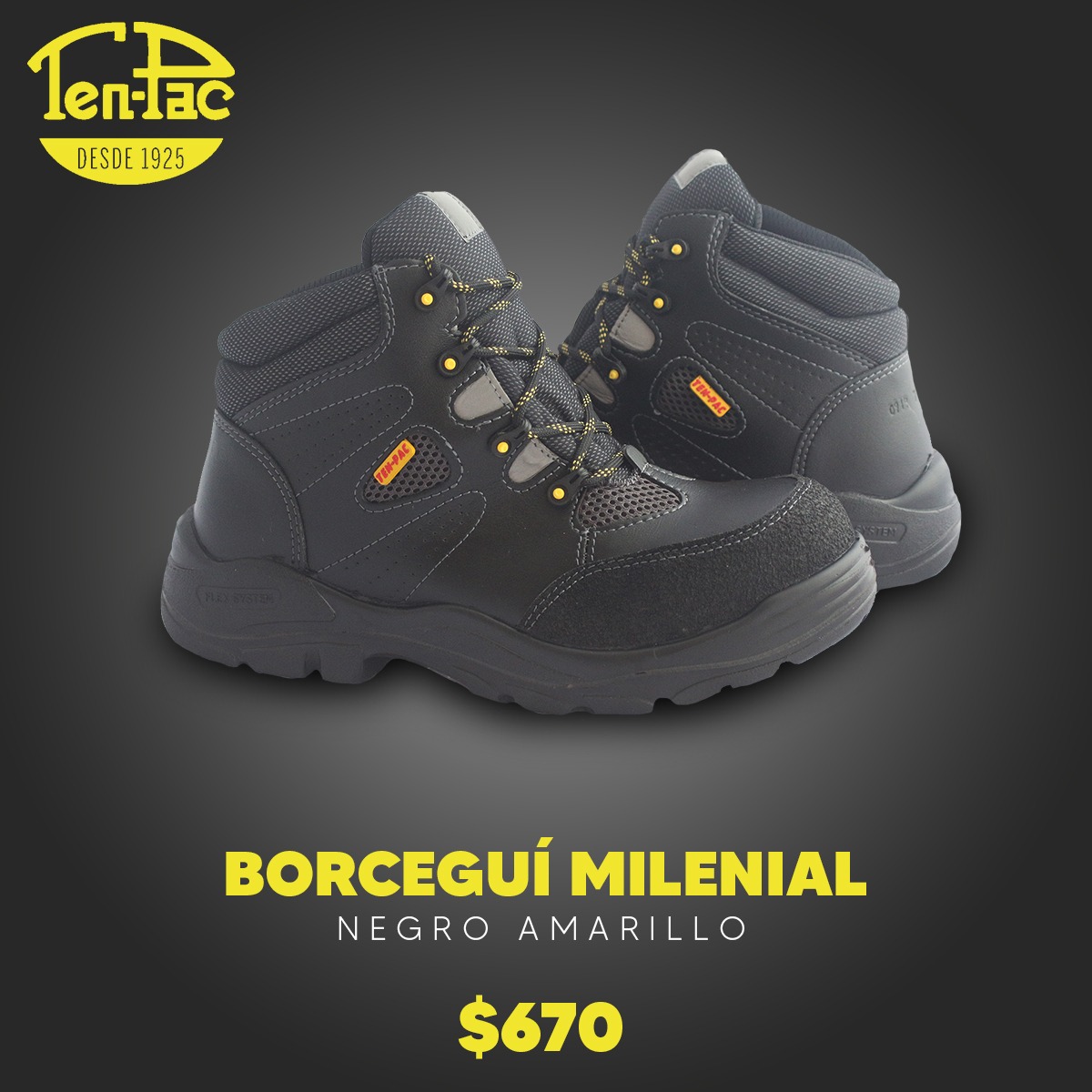 Tenpacbotas's tweet photo. 📣📣📣
Las borceguí Milenial Negro están listas para ponerlas a trabajar
@Tenpacbotas tiene para ti el calzado que necesitas 
👉Pide las tuyas en https://t.co/Y6OLZZ7VNf
🚛✈️Envíos a toda la república
🌐 Ve el catálogo completo en https://t.co/15xcM2f11R https://t.co/bnTXMhg2Yi