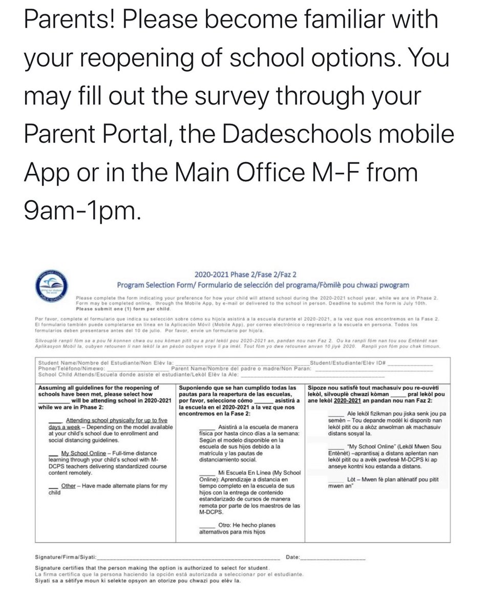 Attention Parents ...