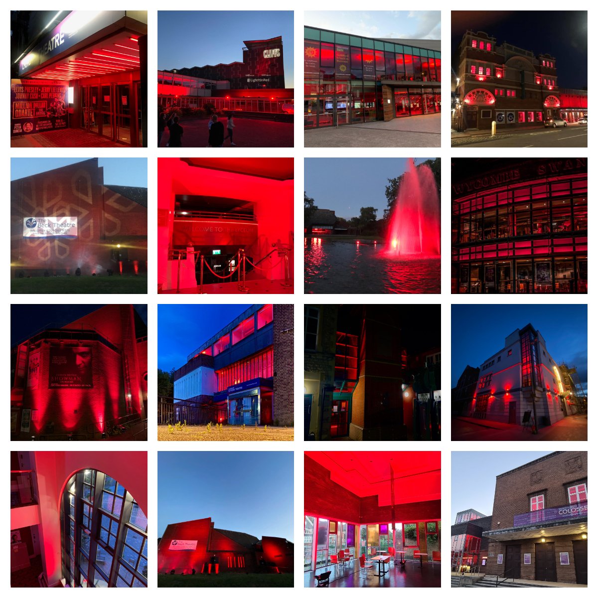 TrafTheatres's tweet photo. Tonight - as we remain on 'standby' all HQ venues have been lit red.

We welcome the government support announced today, but we don't have a date for live performance to recommence.

We're standing in solidarity with venues around the UK and choosing to #LightItInRed https://t.co/2CeJPGKPBm