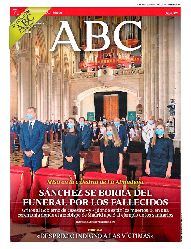 nolescreas's tweet photo. Ni una mención en las portadas de mañana a la estructura encargada por el rey para ocultar 100 millones de euros a Hacienda. 

A ver esos defensores de la libertad de prensa, os escuchamos atentamente. https://t.co/aJohhIeeK2