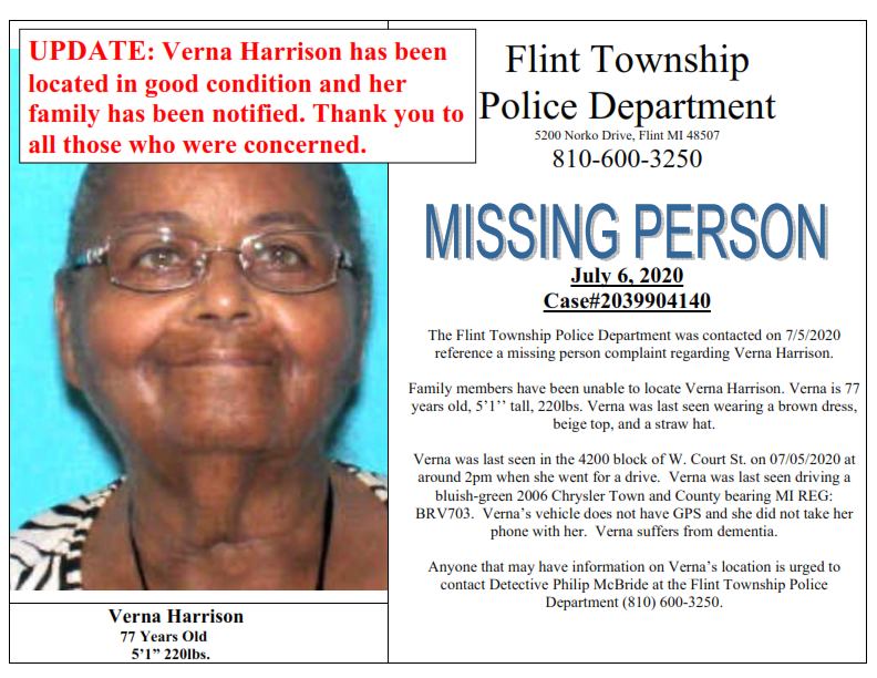 Flint Township Police Department tweet media