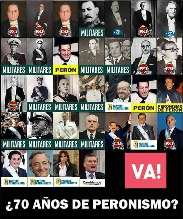 febemattei's tweet image. #70 años de #peronismo y todavía nos quieren inculcar que el problema fueron 4 años? Señores, si el #peronisno hubiese sido la solución, hoy le prestariamos plata a Suiza. Y estos perejiles te quieren meter el ToDES. #Pelotudos.