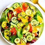 Image for the Tweet beginning: This citrus and avocado salad