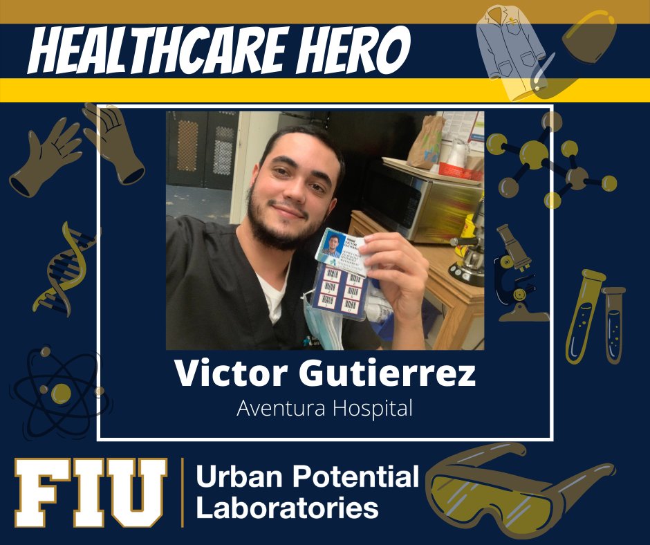 Meet Victor Gutierrez, our UP Labs Healthcare Hero! He graduated from UP Labs Cohort II and is currently working at Aventura Hospital. Victor is part of the frontline staff in Supply Chain Technician Materials Management. Join us in thanking Victor! @AHMCAventura <a href="/HCAEastFlorida/">HCA East Florida</a>