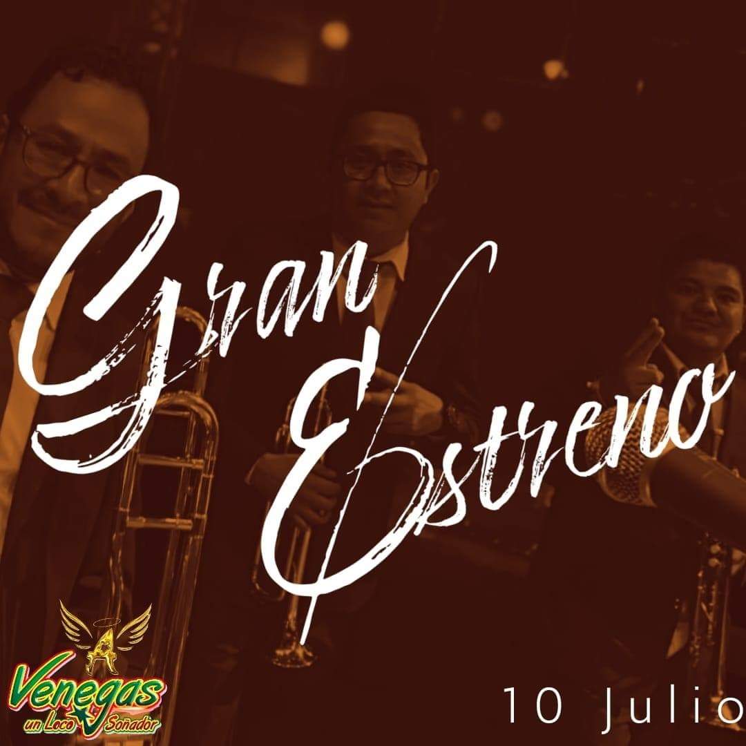 VenegasUn's tweet photo. 🔥Gran Estreno🔥
1 0 D E J U L I O disponible en plataformas digitales 😉👌🏼🎶🎵

#LaLocuraMusicaldeMéxico MEXIKOLOMBIA OFICIAL. #AVenegasunLocoSoñador https://t.co/cTQw14nXFt