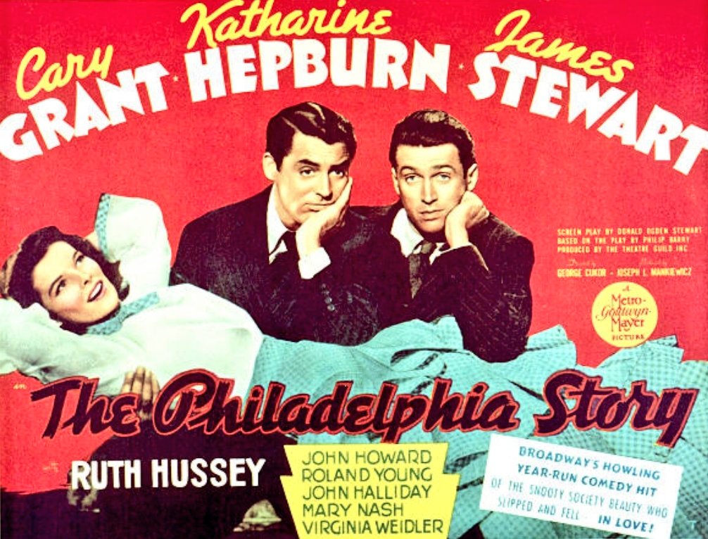 de Cukor a la historia del Cine fue la comedia romántica “The Philadelphia Story” (1940), en la que Hepburn repitió su papel en la obra de teatro que había sido escrita especialmente para ella por Barry.Interpretaba a una persona de la alta sociedad, Grant representaba a su