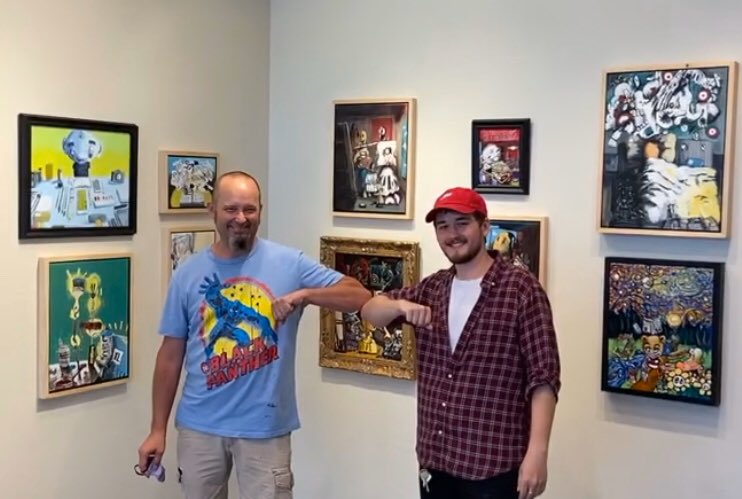 danielRona's tweet photo. Hung the show today!  38 pieces.

Wednesday (July 8) 5-7pm @ the Sarah Gormley Gallery in the Shortnorth.

“About Art”

Duo show with my former highschool art teacher who got me painting. https://t.co/BuZZiCtK5B
