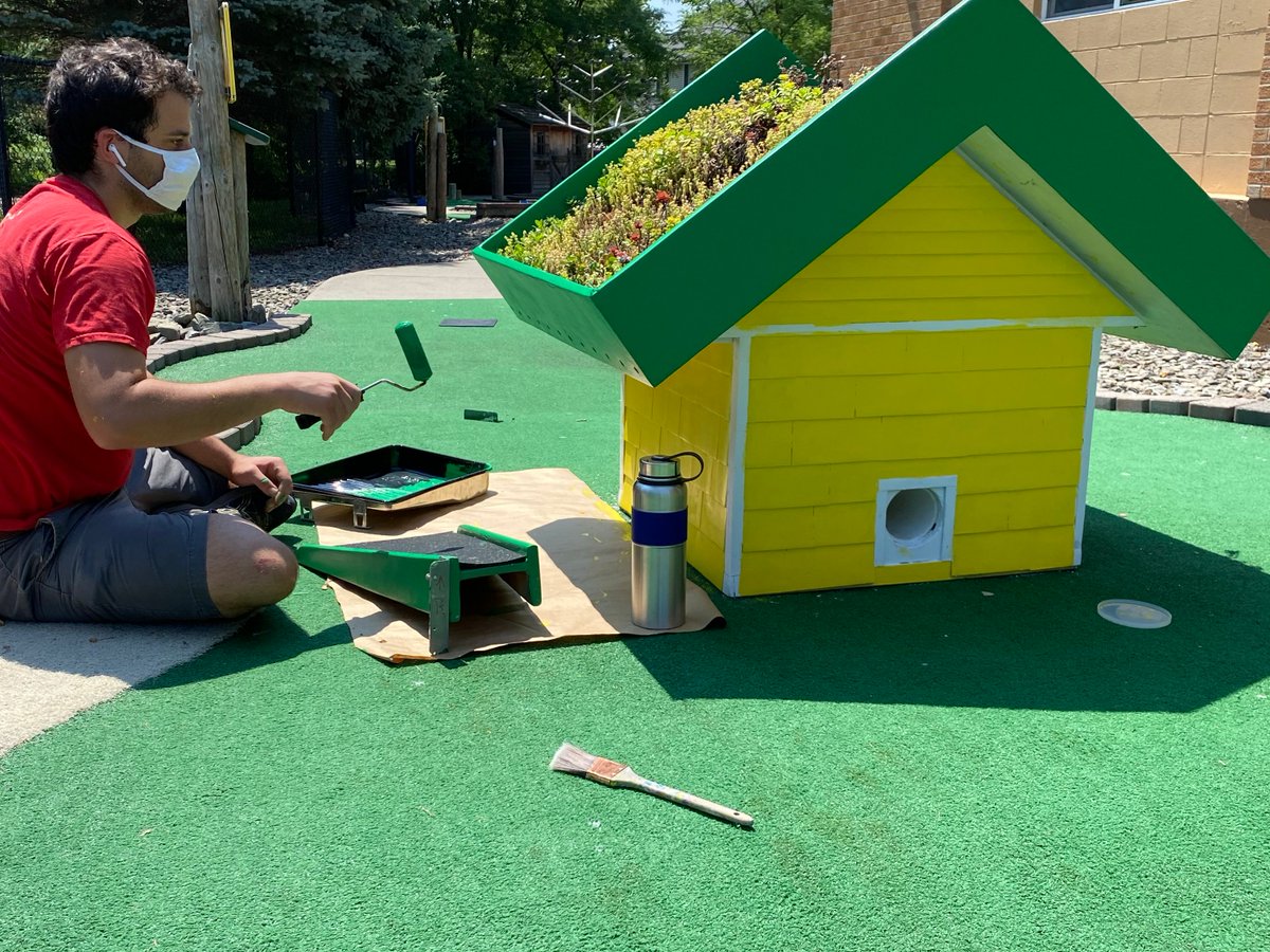 Sciencenter's tweet photo. Sciencenter mini-golf reopens Wed., July 8! Come explore 18-holes of science-themed obstacles. We're busy beautifying the course-- we can't wait to have you here! Please review our website for hours, cost and safety protocols prior to coming to play! https://t.co/yS6sOfewhh https://t.co/yvHwq8G6gM