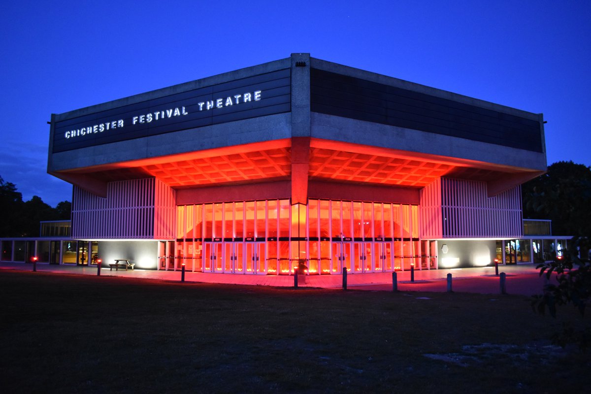 Tonight theatres and buildings associated with the arts and entertainment industry are light-up red to show the support this industry gives.  #LightItInRed  #WeMakeEvents @ChichesterFT