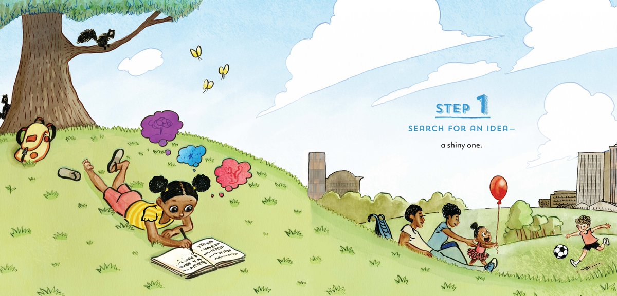 McNallyKids's tweet photo. #HowtoWriteaStory by written by @KateMessner & illustrated by @marksiegelbooks
"Step 1: Choose an idea for your story. A good one.
Step 2: Decide on a setting. Don't be afraid to mix things up."
๐https://t.co/jEAlCaqhS2 https://t.co/oA3MBSPw5N