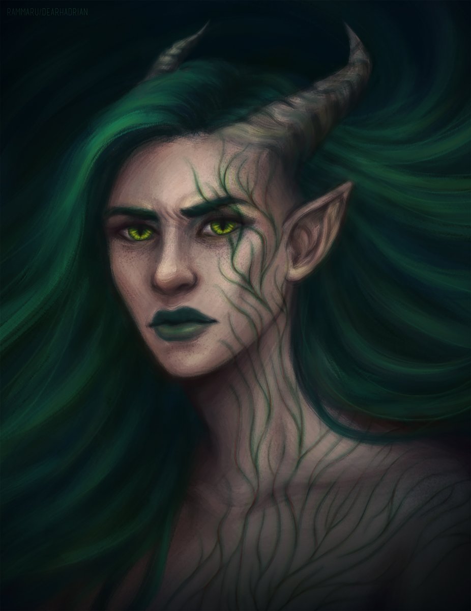 dearHadrian's tweet photo. 2017 / 2020
I especially like this one because the newer version sets the mood and defines the character so much better. Also she looks more dragon-y now!
#criticalroleredraw https://t.co/BkJg9wWrrJ